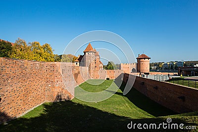 Teutonic medieval Malbork Castle, Poland Editorial Stock Photo