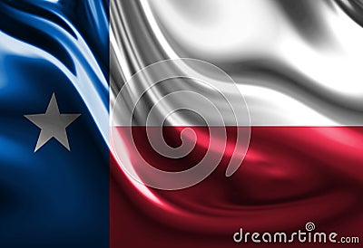 Texan flag Stock Photo