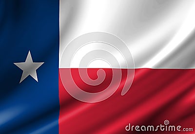 Texan flag Stock Photo