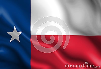 Texan flag Stock Photo