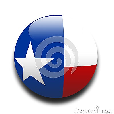 Texan flag Stock Photo