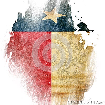 Texan flag Stock Photo