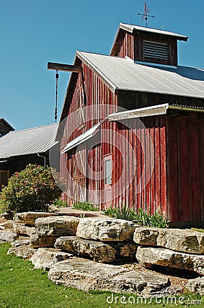 Texas Barn Stock Photo