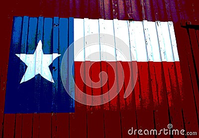 Texas Barn Stock Photo