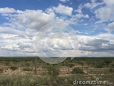 Texas desolation Stock Photo