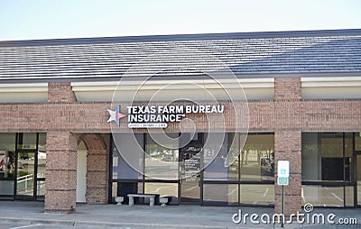 Texas Farm Bureau Insurance Agency Editorial Stock Photo