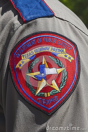 Texas Highway Patrol Badge Editorial Stock Photo