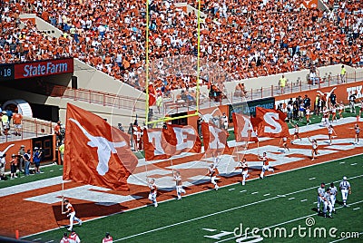 Texas longhorns college football game Editorial Stock Photo