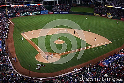 Texas Rangers - Globe Life Park in Arlington Editorial Stock Photo