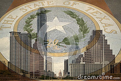 Texas state capital at city Austin Stock Photo