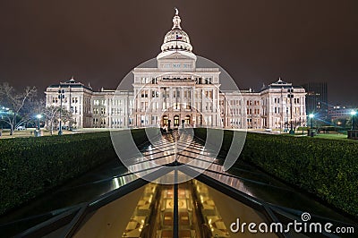 Texas State Capital Wide Stock Photo