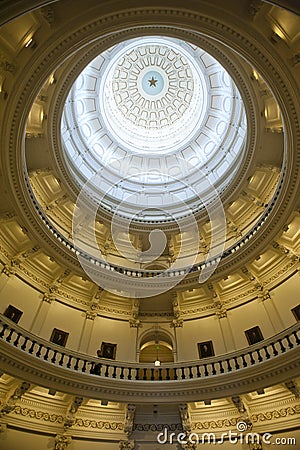 Texas State Capitol in Austin Stock Photo