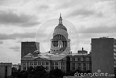 Texas State Capitol Building in Austin, front view Stock Photo