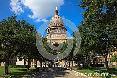 Texas State Capitol Building in Austin Editorial Stock Photo