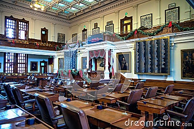 Texas State Capitol house of representatives Editorial Stock Photo