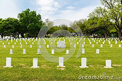 Texas State Cemetery Stock Photo