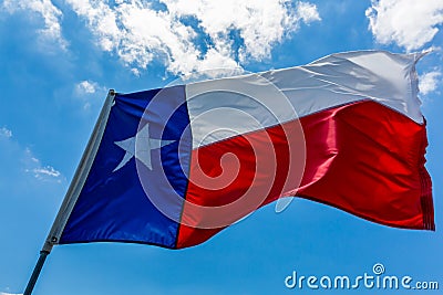 Texas State Flag Stock Photo