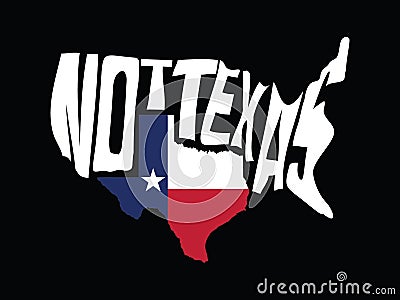 Texas typography t-shirt design. Vector Illustration