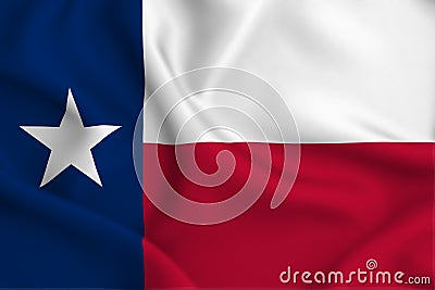 Texas flag illustration Cartoon Illustration