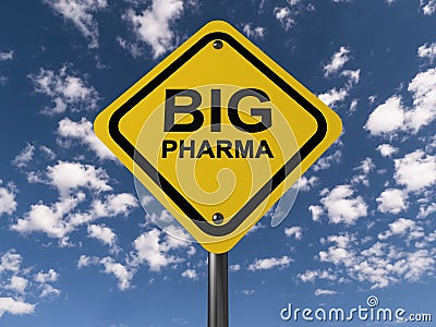 Text Big Pharma Stock Photo