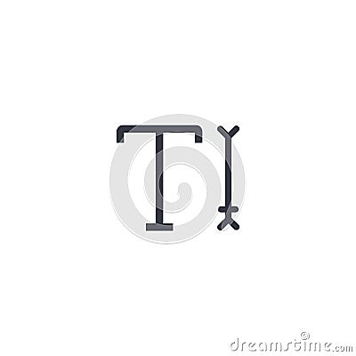 Text cursor pointer, text navigator icon. Stock Vector illustration isolated on white background Cartoon Illustration