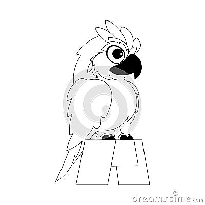 This text is easier to understand if we think of it as a pretty bird with colorful feathers that makes us happy Vector Illustration