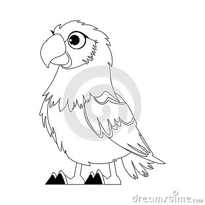 This text is easier to understand if we think of it like a pretty bird with colorful feathers that makes us happy Stock Photo