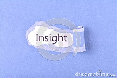 Insight word Stock Photo