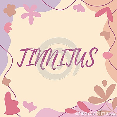 Text showing inspiration Tinnitus. Word for A ringing or music and similar sensation of sound in ears Frame Decorated Stock Photo