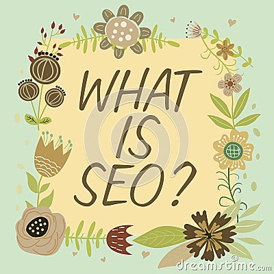 Text showing inspiration What Is Seo. Word for Search Engine Keywording Marketing Online searching Strategies Stock Photo