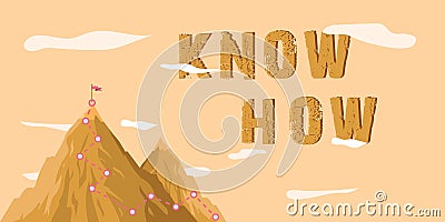 Text sign showing Know How. Word for The process to learn of doing things you will do for the first time Stock Photo