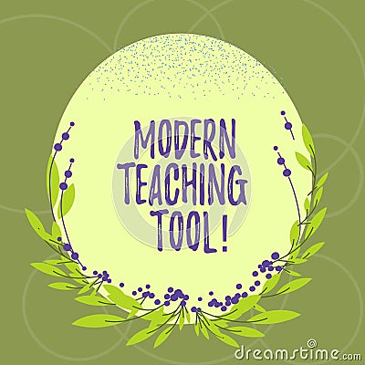 Text sign showing Modern Teaching Tool. Conceptual photo Using technology as a tool for learning and developing Blank Stock Photo