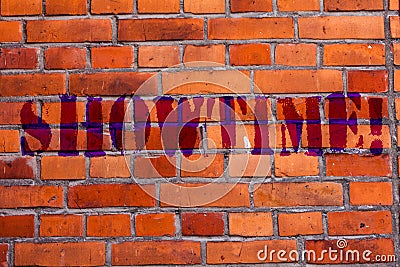 Text sign showing Showtime. Conceptual photo Time a Play Film Concert Perforanalysisce Event is scheduled to start Brick Stock Photo