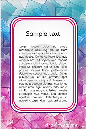 Text template Stock Photo