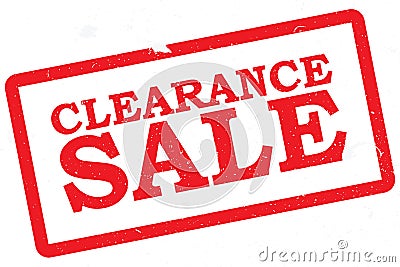 Clearance Sale Vector Illustration