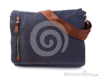 Textile bag isolated Stock Photo