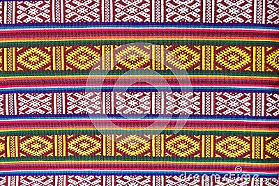 Textile of Bhutan Stock Photo