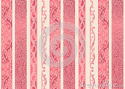 Textile digital design motif border pattern hand made artwork suitable for women cloth designs front back and duppata print.Set of Stock Photo