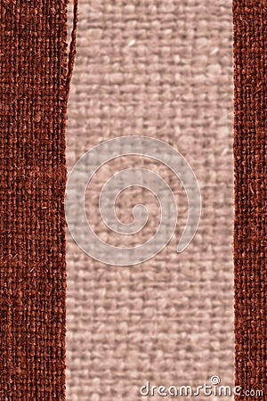 Textile structure, fabric space, cinnamon canvas, wallpaper material, design background Stock Photo