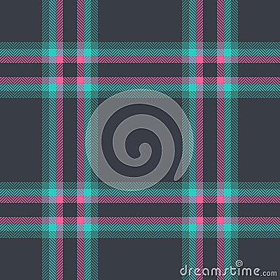 Textile tartan vector of texture check fabric with a seamless plaid pattern background Vector Illustration