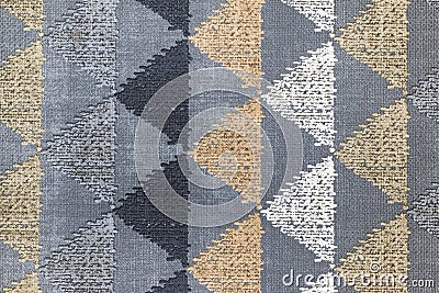 Textile wallcovering background with a crosshatching textural weave structure Stock Photo