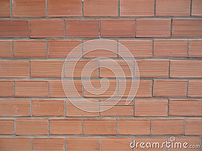 Textura de pared ladrillo cerÃ¡mico Stock Photo