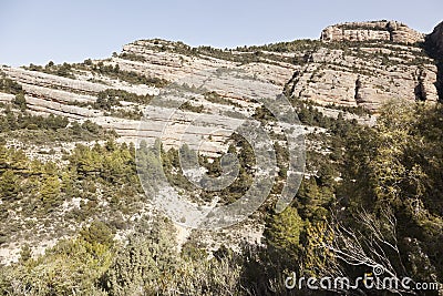 Textura of Galera Peak Stock Photo