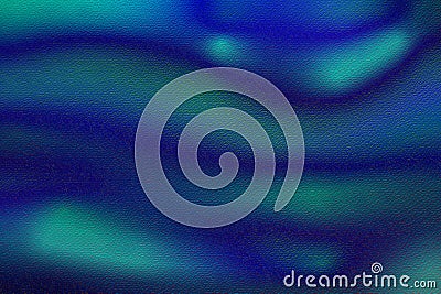 Blue with shades of green mystical background. Physic waves. Stock Photo