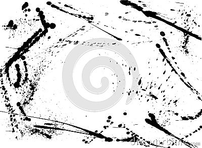 Texture abstract japanese ink on white paper Background Stock Photo