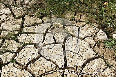 Texture of arid and desert land Stock Photo