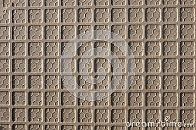 Texture of back side of ceramic tile for background Stock Photo