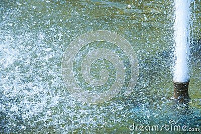 Texture background. City fountain, Dita intere Stock Photo