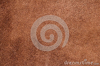 Texture of background for designer, pattern of wrong side genuine leather surface. Brown. For backdrop, substrate Stock Photo