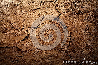 Texture background - dry cracked brown earth Stock Photo